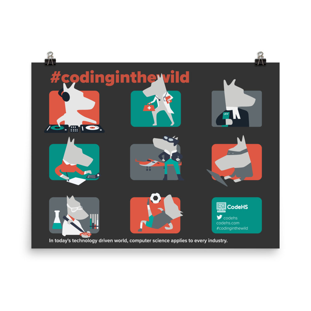 Karel Coding In The Wild Poster โ CodeHS